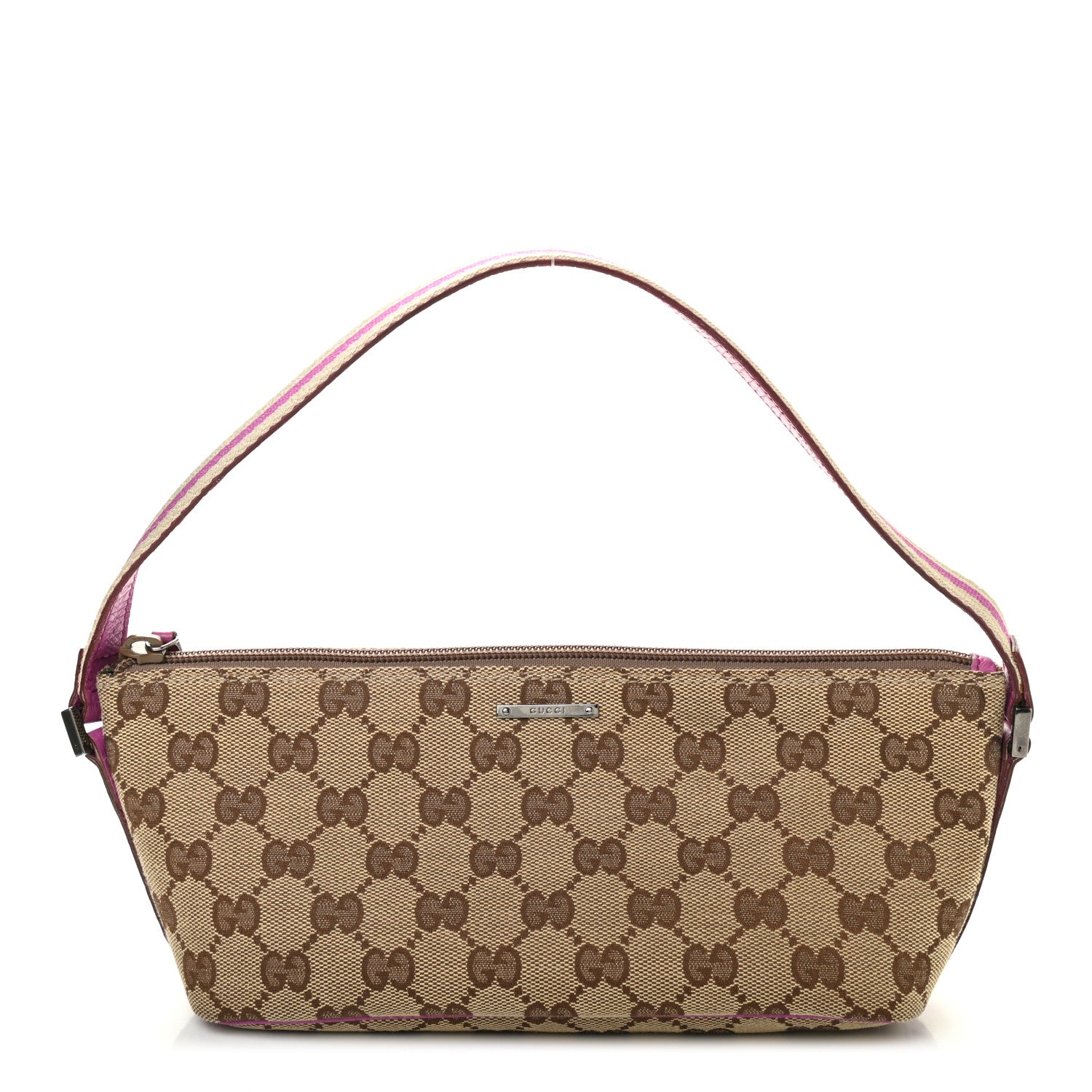 Gucci Monogram Boat Pochette Pink 1 of 11