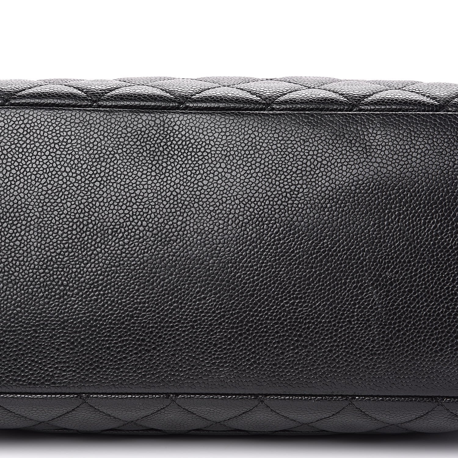 Chanel Caviar Quilted Grand Shopping Tote GST Black 10 of 12