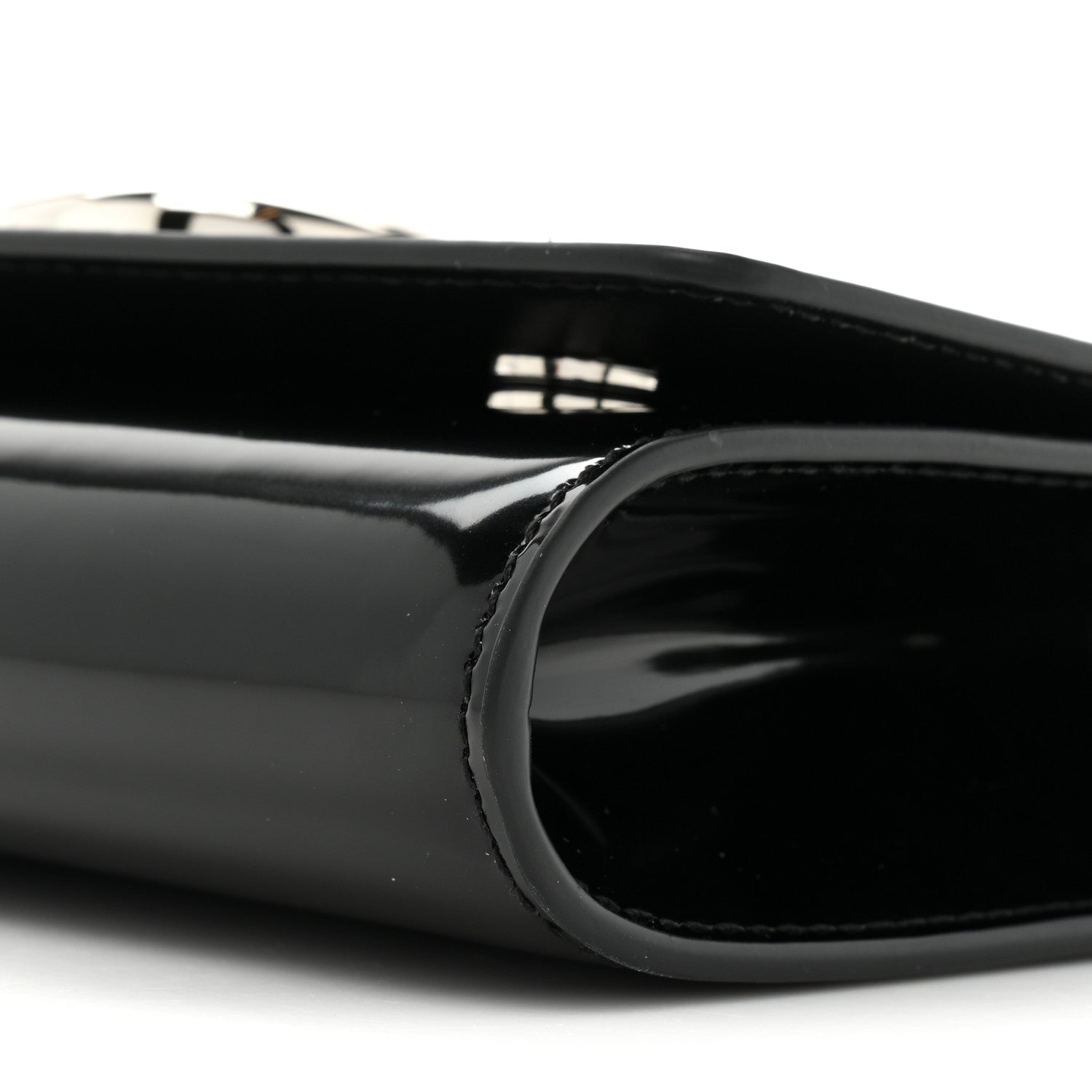 Dolce & Gabbana Patent Calfskin Clutch Black 7 of 8