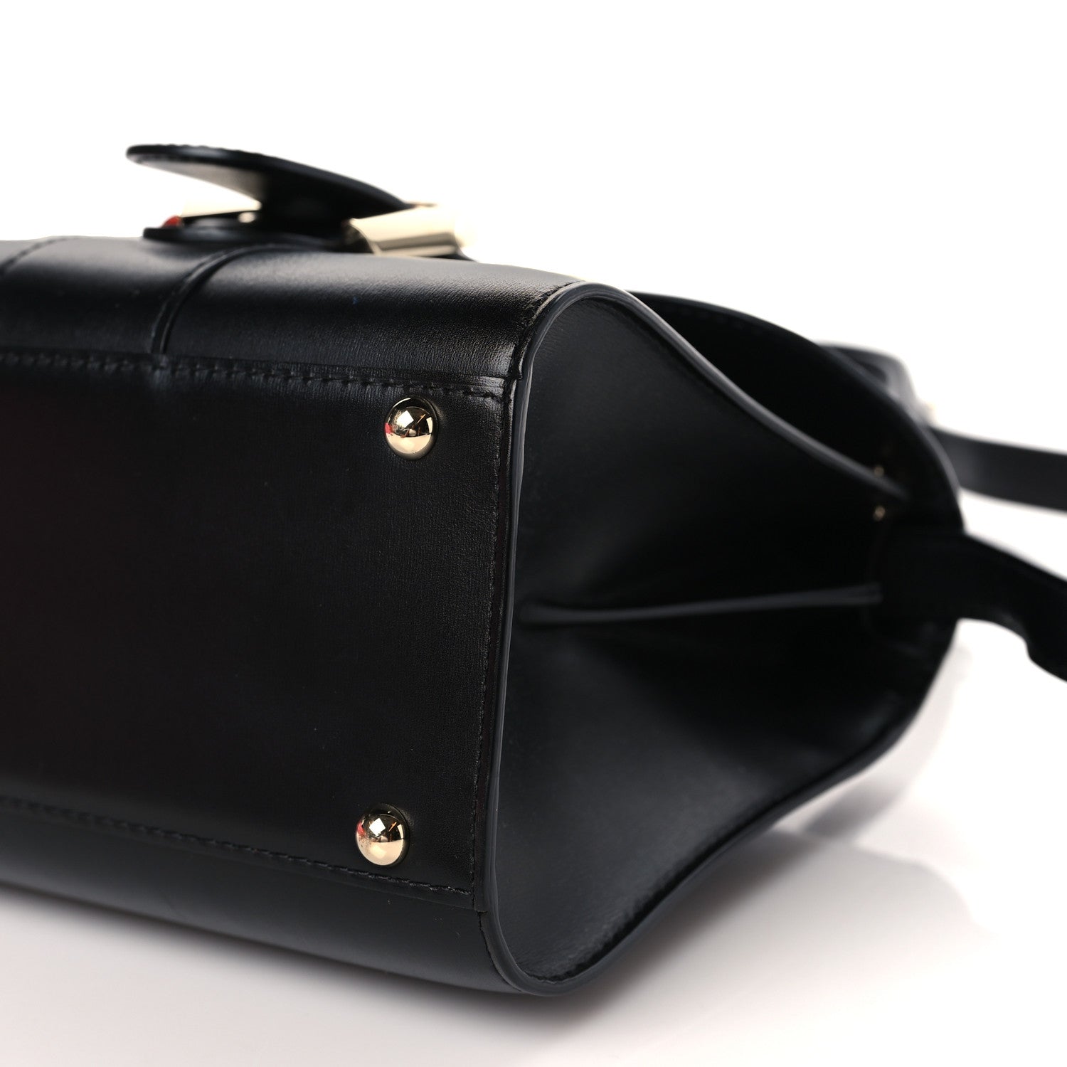 Delvaux Box Calfskin Mini Brillant Satchel Black 9 of 9