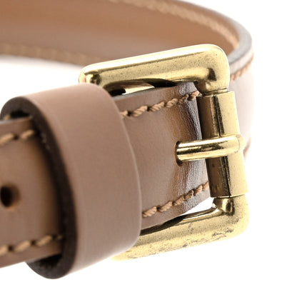 Louis Vuitton Calfskin 16mm Adjustable Shoulder Strap Brown Brown 4 of 5