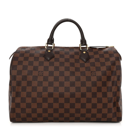 Louis Vuitton Damier Ebene Speedy 35 1 of 10
