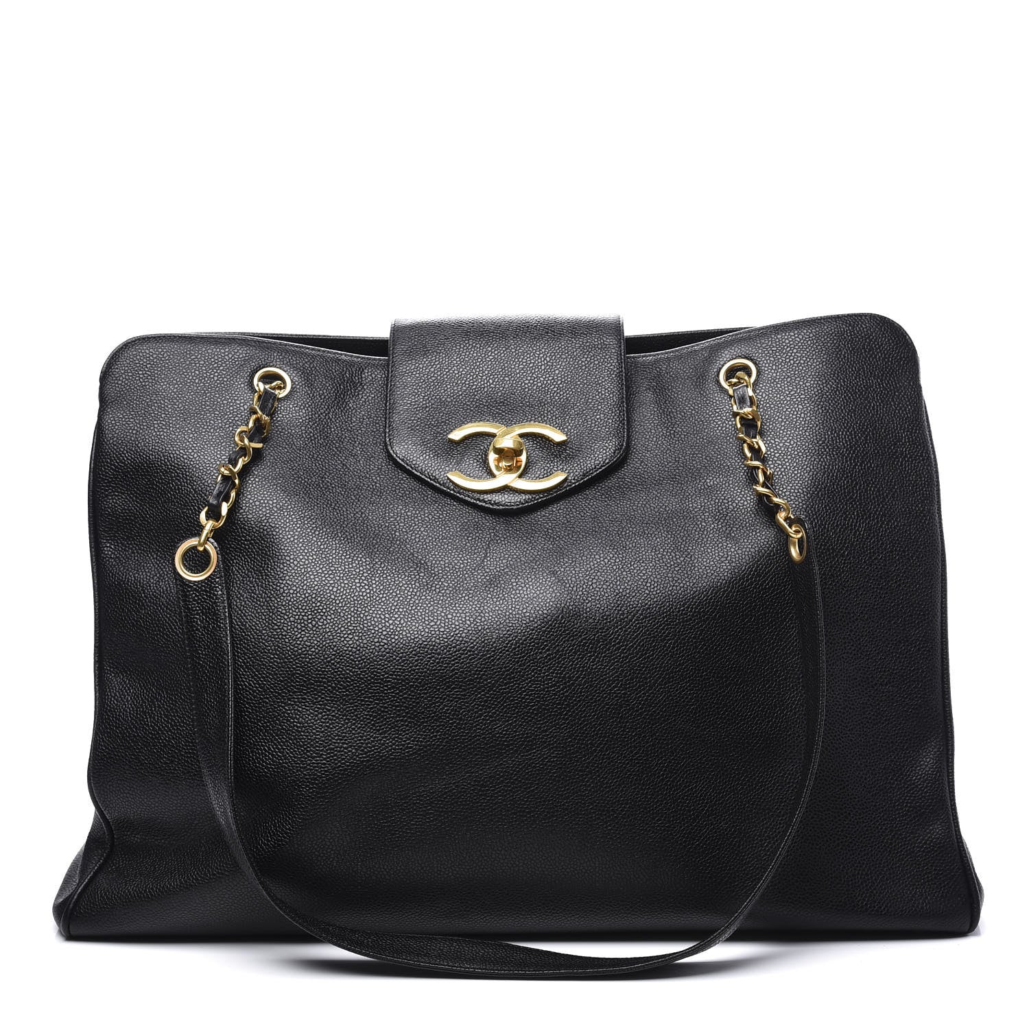 Chanel Caviar XL Weekender Bag Black 1 of 10