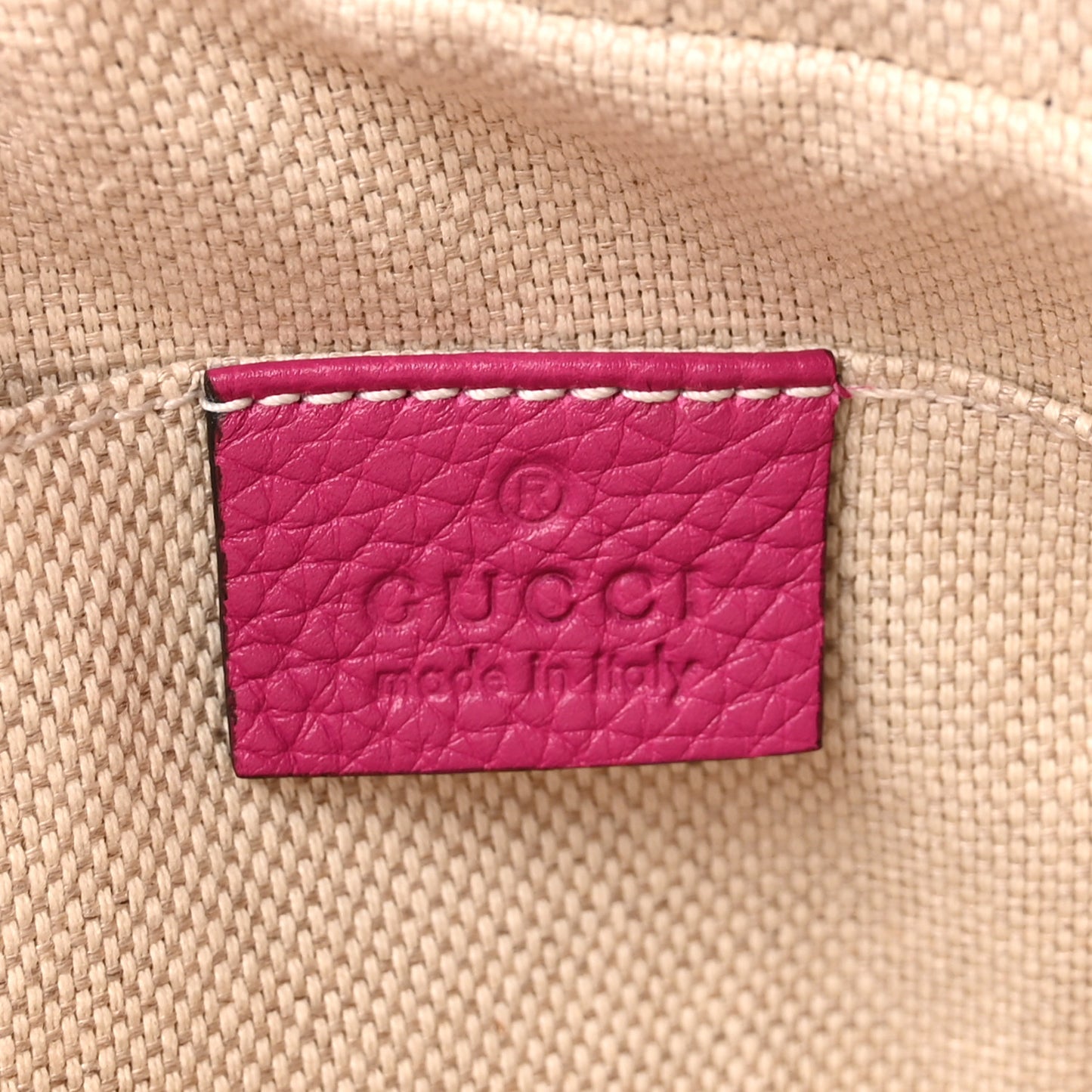 Cellarius Calfskin Small Soho Disco Bag Bright Bouganville
