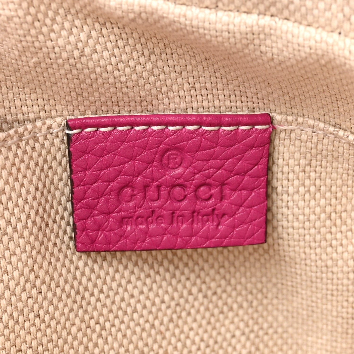Gucci Cellarius Calfskin Small Soho Disco Bag Bright Bouganville 6 of 10
