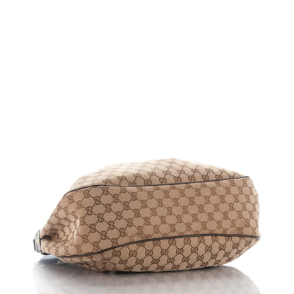 Gucci Monogram Medium Sukey Hobo Dark Brown 4 of 7