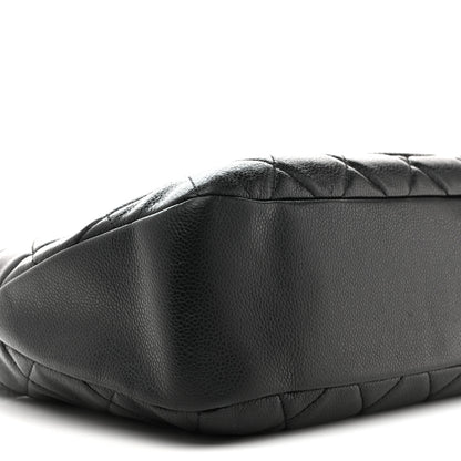 Chanel Caviar Quilted CC Timeless Soft Tote Black 9 of 13