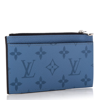 Louis Vuitton Taigarama Coin Card Holder Denim 3 of 6