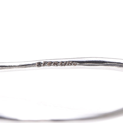 Tiffany Sterling Silver Small Elsa Peretti Open Heart Hoop Earrings 5 of 5