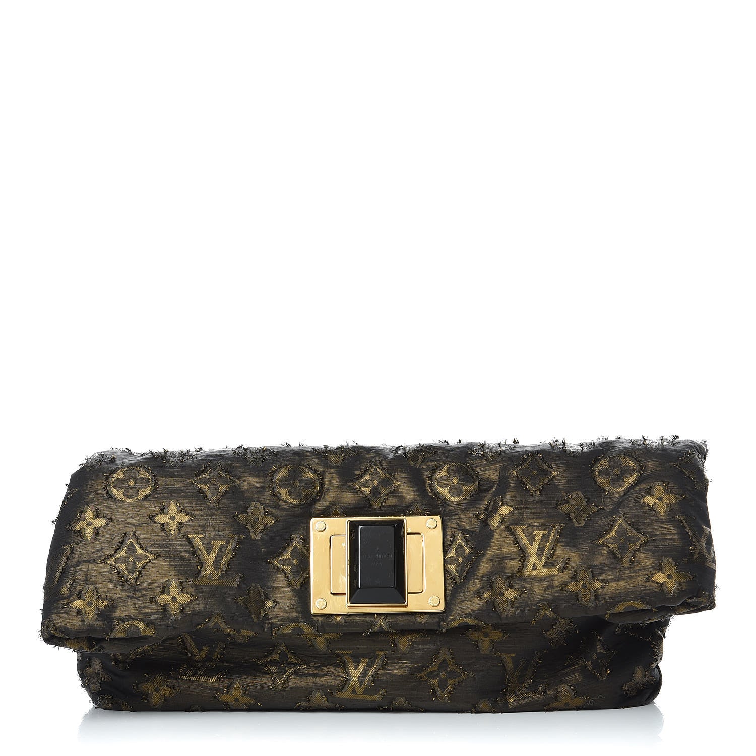 Louis Vuitton Lurex Quilted Monogram Altair Clutch Bronze 1 of 7