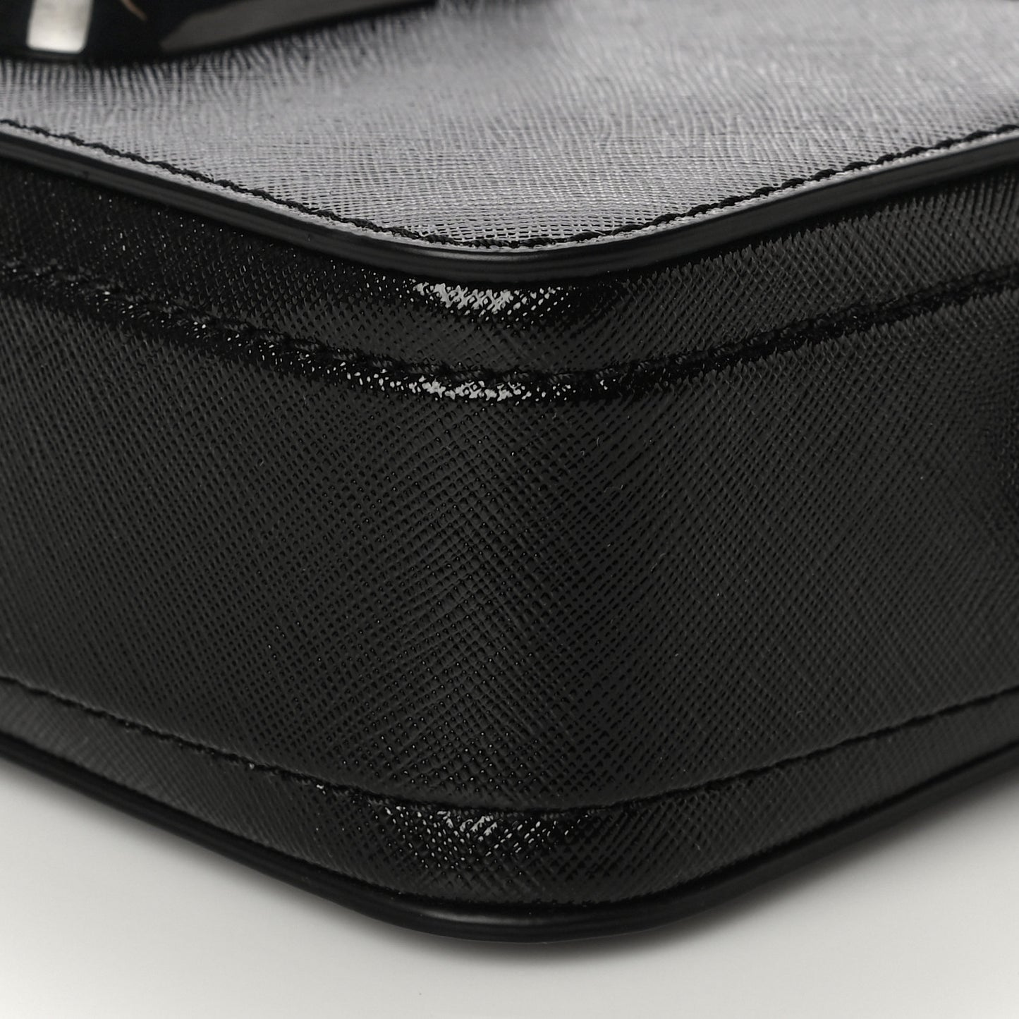 Saffiano Snapshot Camera Bag Black