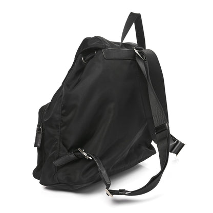 Prada Tessuto Nylon Saffiano Vela Backpack Black 3 of 9