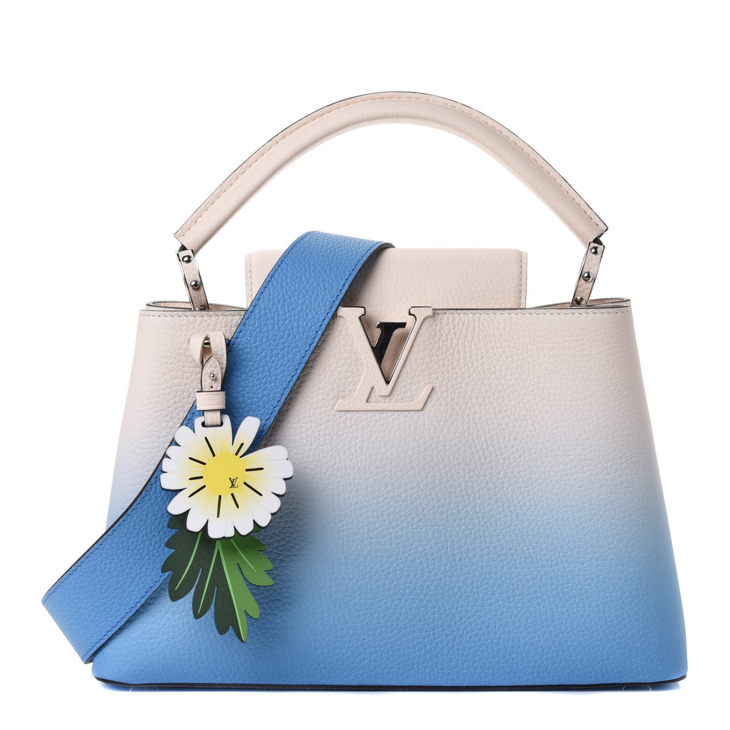 Taurillon Capucines MM Gradient Blue