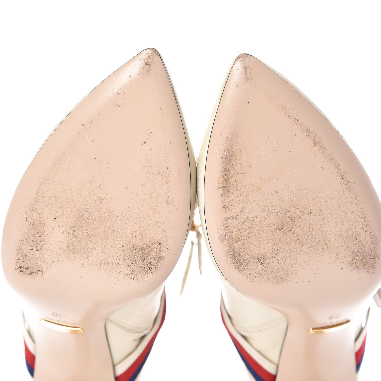 Gucci Nappa Sylvie Ankle Boots 38 Mystic White 16 of 16