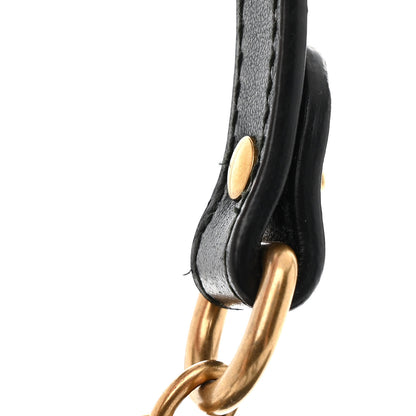 Gucci Calfskin Matelasse Mini GG Marmont Chain Shoulder Bag Black 13 of 13