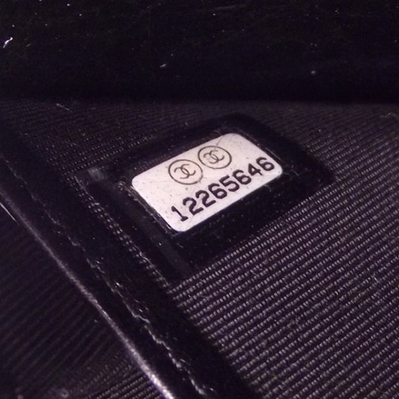 Chanel Leather Reissue Striped Quilted Zip Wallet 8 of 10