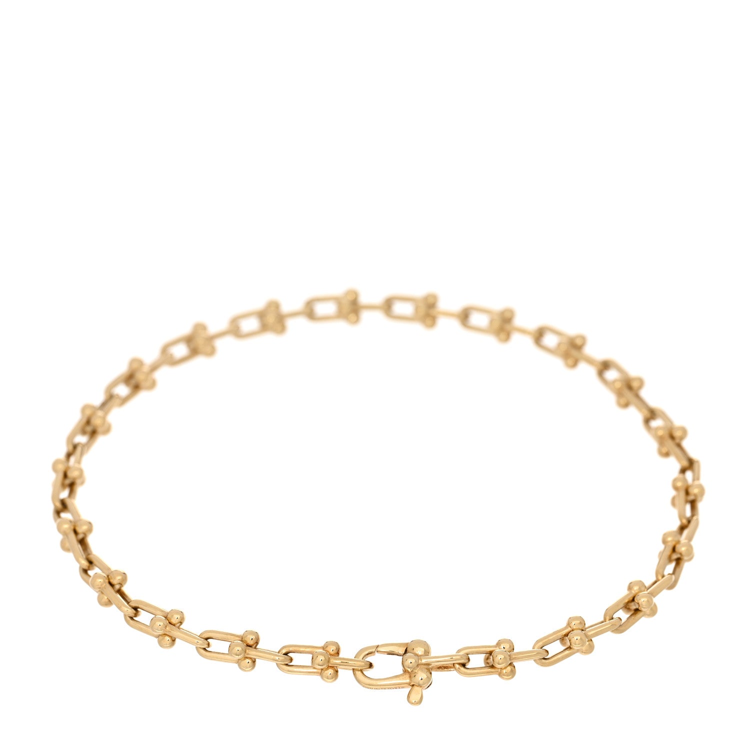 Tiffany 18K Yellow Gold Micro HardWear Link Bracelet 2 of 4