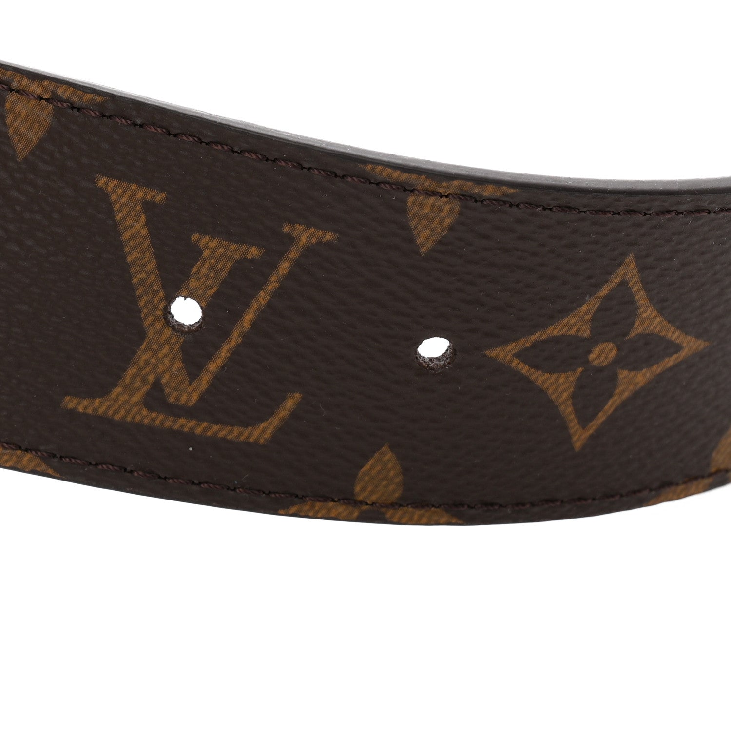 Louis Vuitton Calfskin Monogram 30mm LV Initiales Reversible Belt 110 44 Black 4 of 5