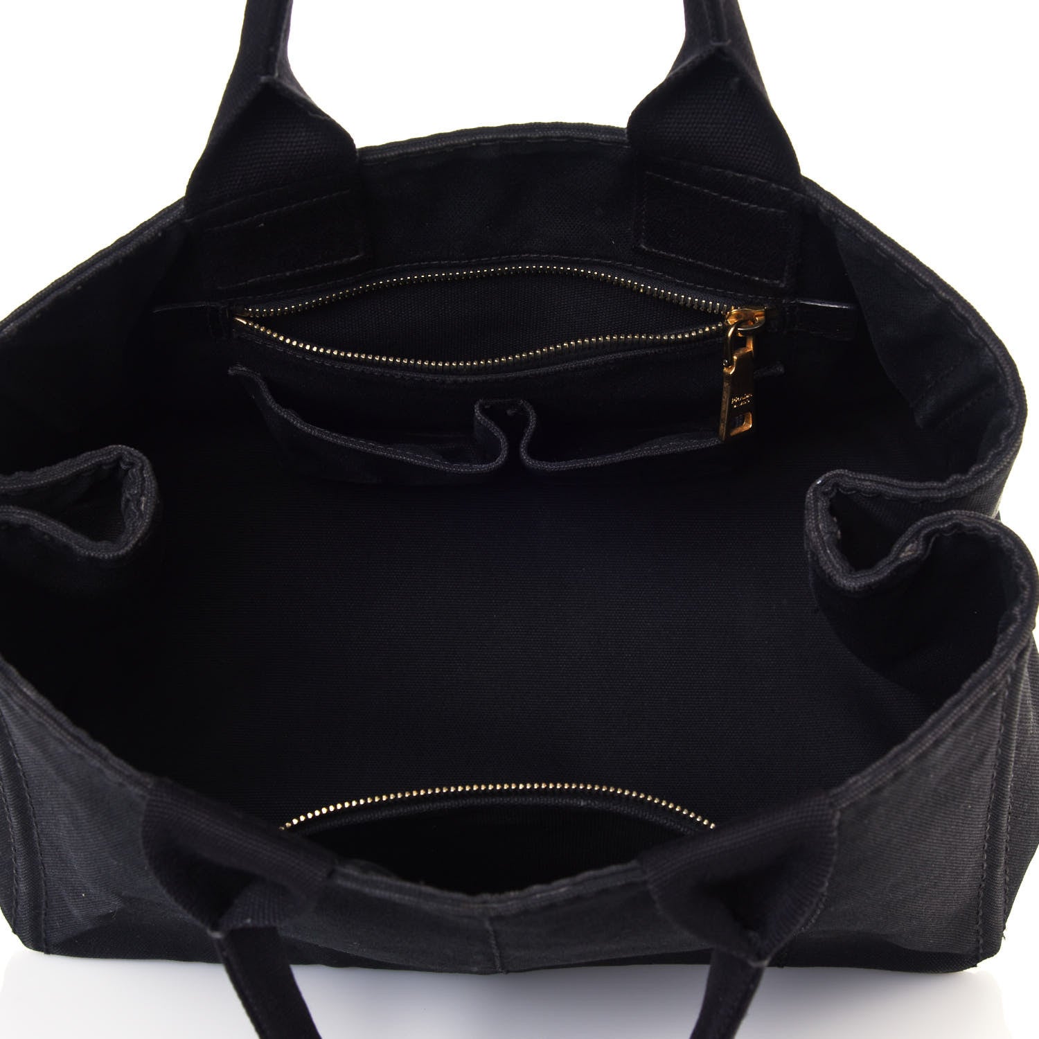 Prada Canapa Small Logo Tote Black 5 of 12