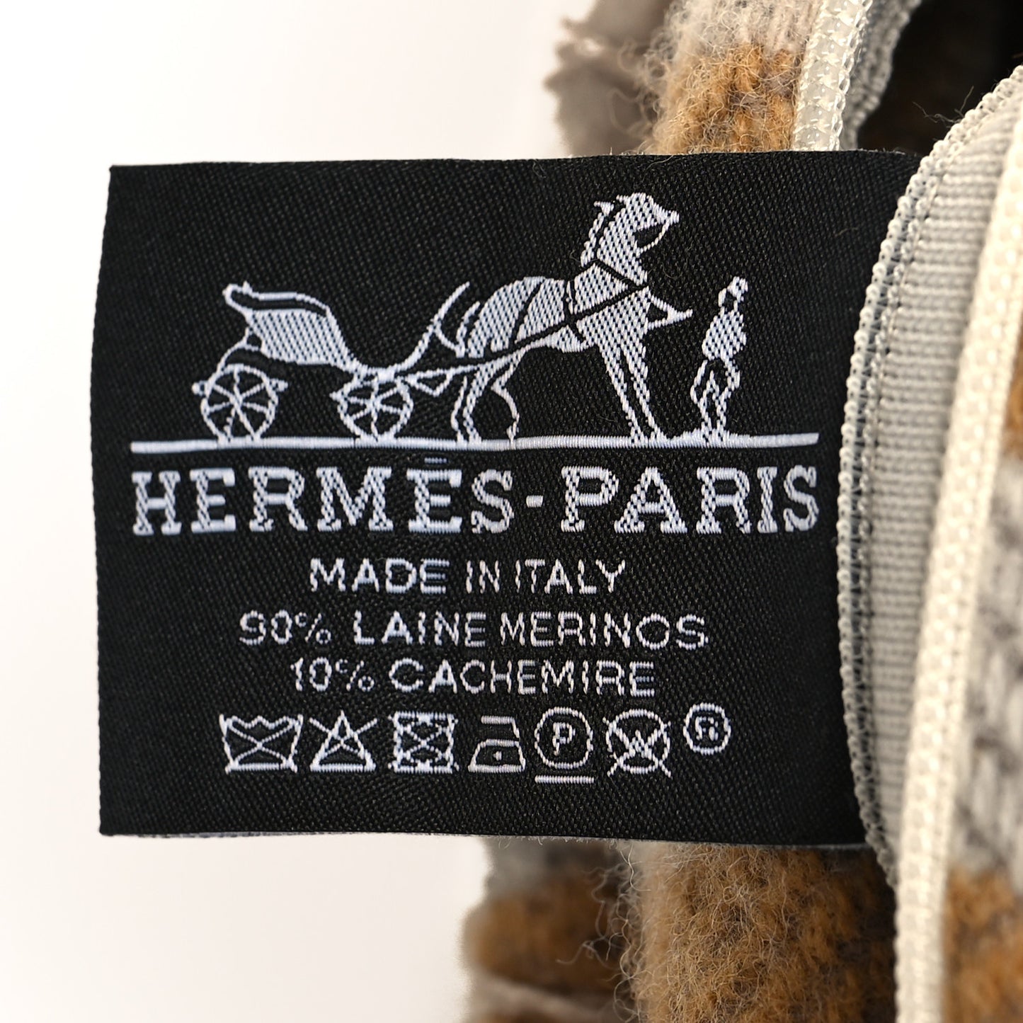 Wool Cashmere Ithaque Pillow Camel Beige