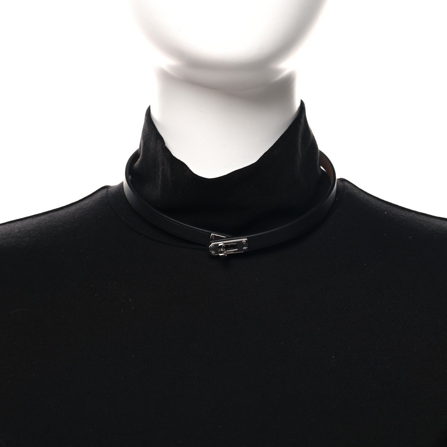Hermes Swift Kelly Choker Black 2 of 6