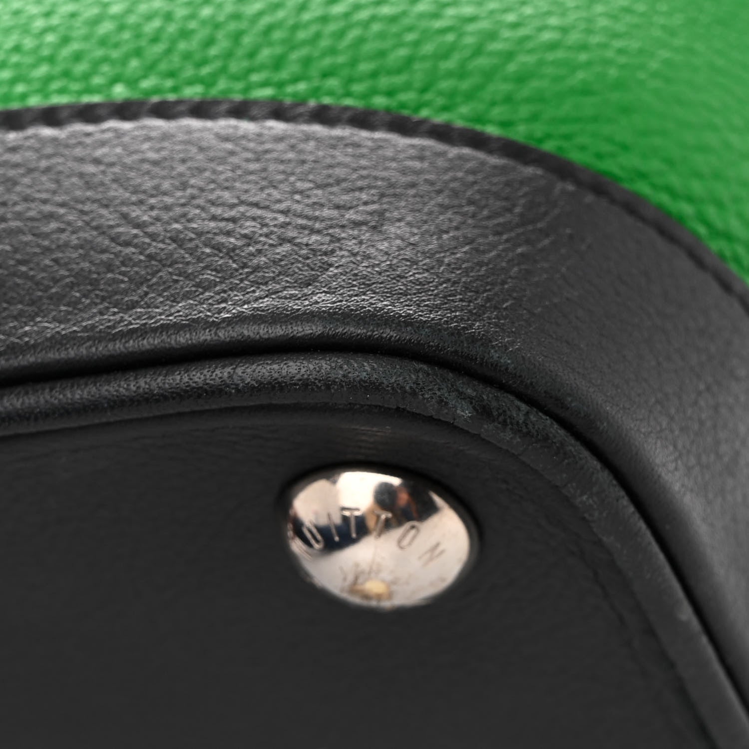 Louis Vuitton Calfskin Cruiser GM Green Black 10 of 10
