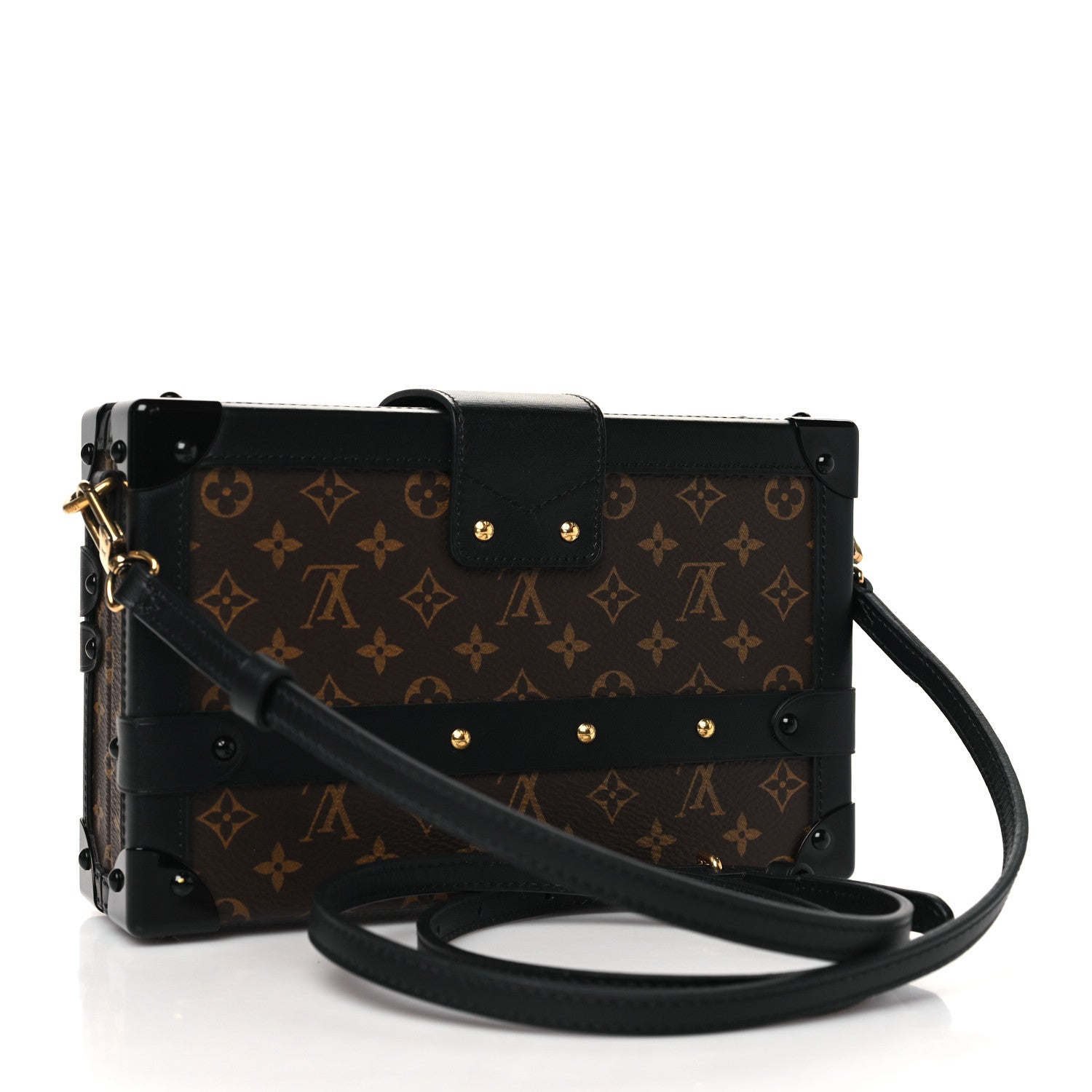 Louis Vuitton Monogram Petite Malle Black 3 of 9