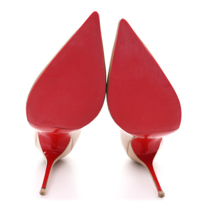 Christian Louboutin Patent So Kate 100 Pumps 37.5 Nude 6 of 8