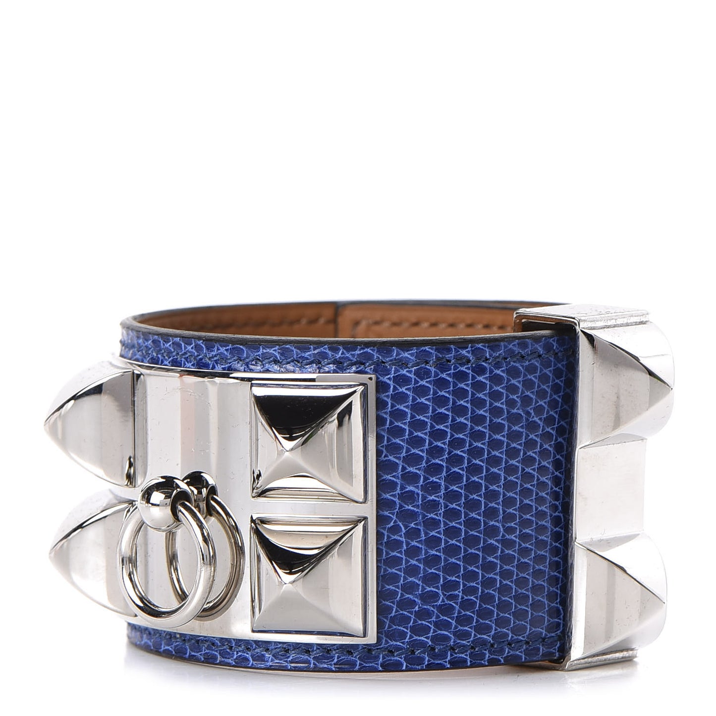 Lizard Collier De Chien CDC Bracelet T2 Bleu Saphir