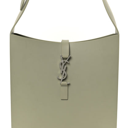 Saint Laurent Rubber Small Le 5 A 7 Supple Hobo Seagrass 8 of 10