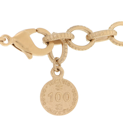Chanel Pearl CC 100th Anniversary Necklace Light Gold 6 of 7