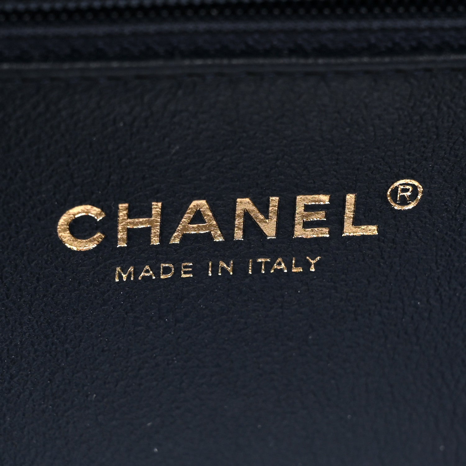 Chanel Caviar Quilted Medium CC Filigree Vanity Case Navy 8 of 12
