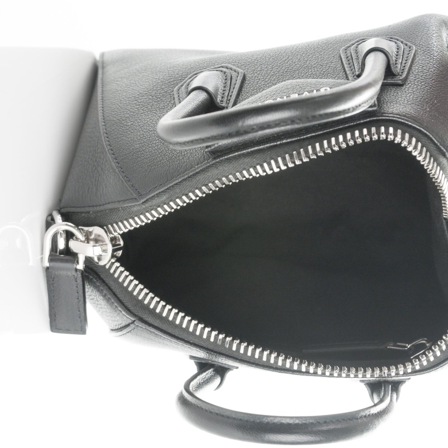 Sugar Goatskin Mini Antigona Black