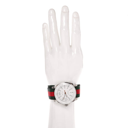 Gucci Stainless Steel Nylon 45mm Dive Quartz Watch 2 of 9