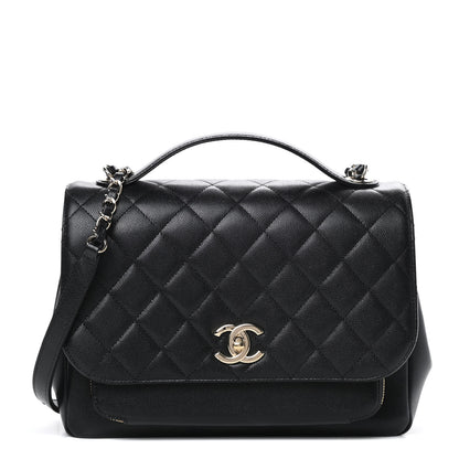 Chanel Caviar Quilted Large Business Affinity Flap Black 1 of 11