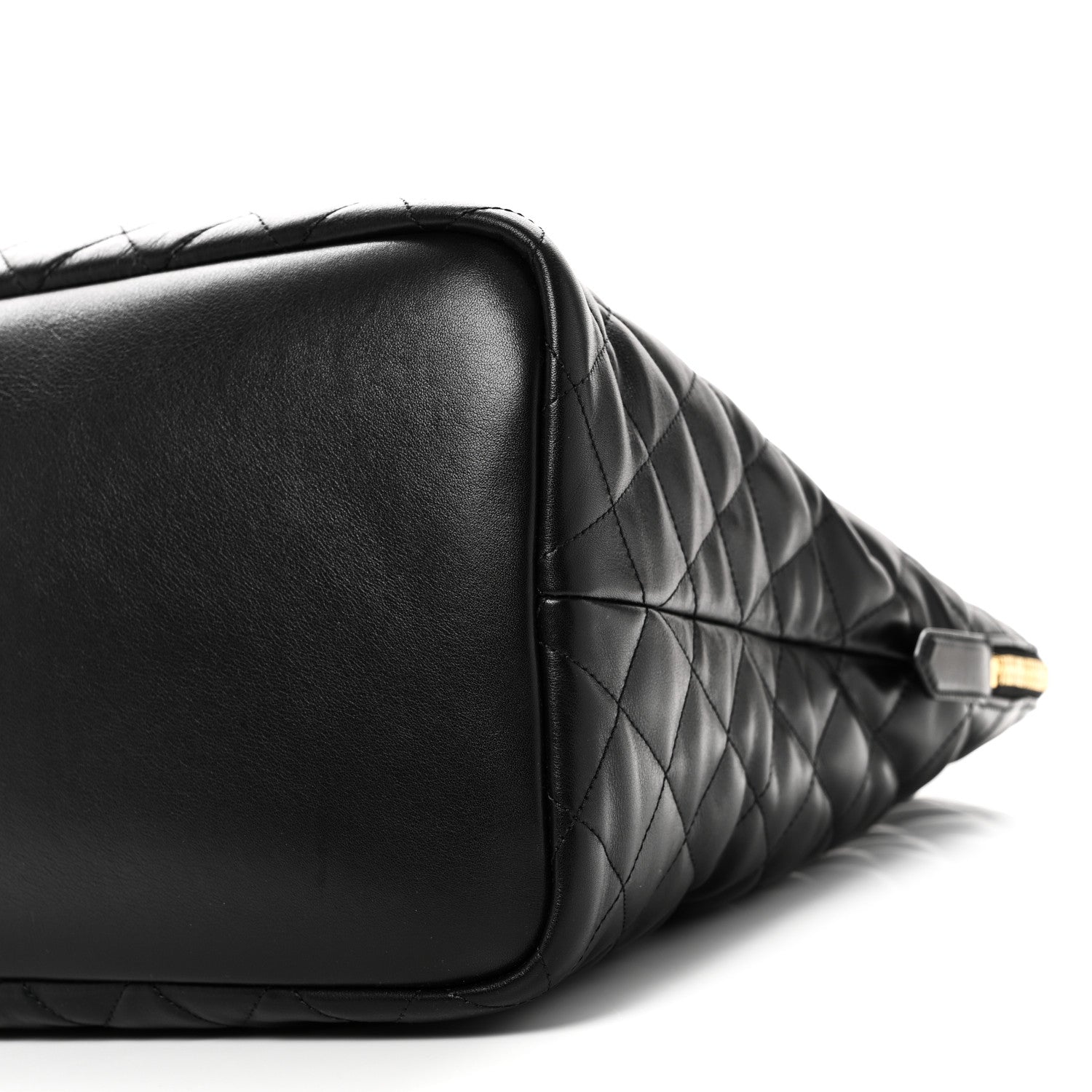 Saint Laurent Calfskin Quilted ES Giant Travel Bag Black 9 of 9