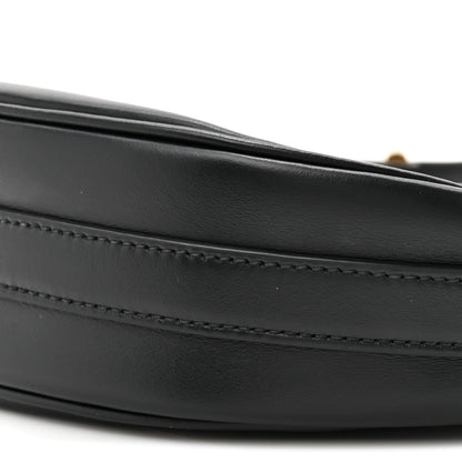 Prada Soft Calfskin Arque Shoulder Bag Black 7 of 10
