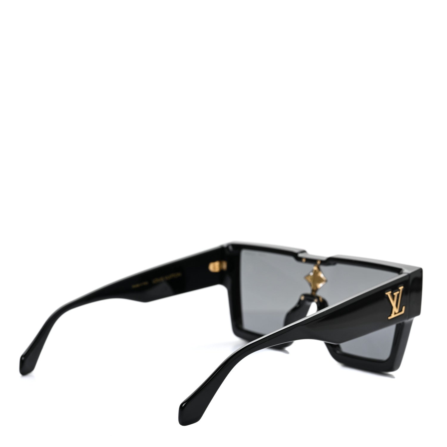 Louis Vuitton Acetate Cyclone Sunglasses Z1578E Black 4 of 8