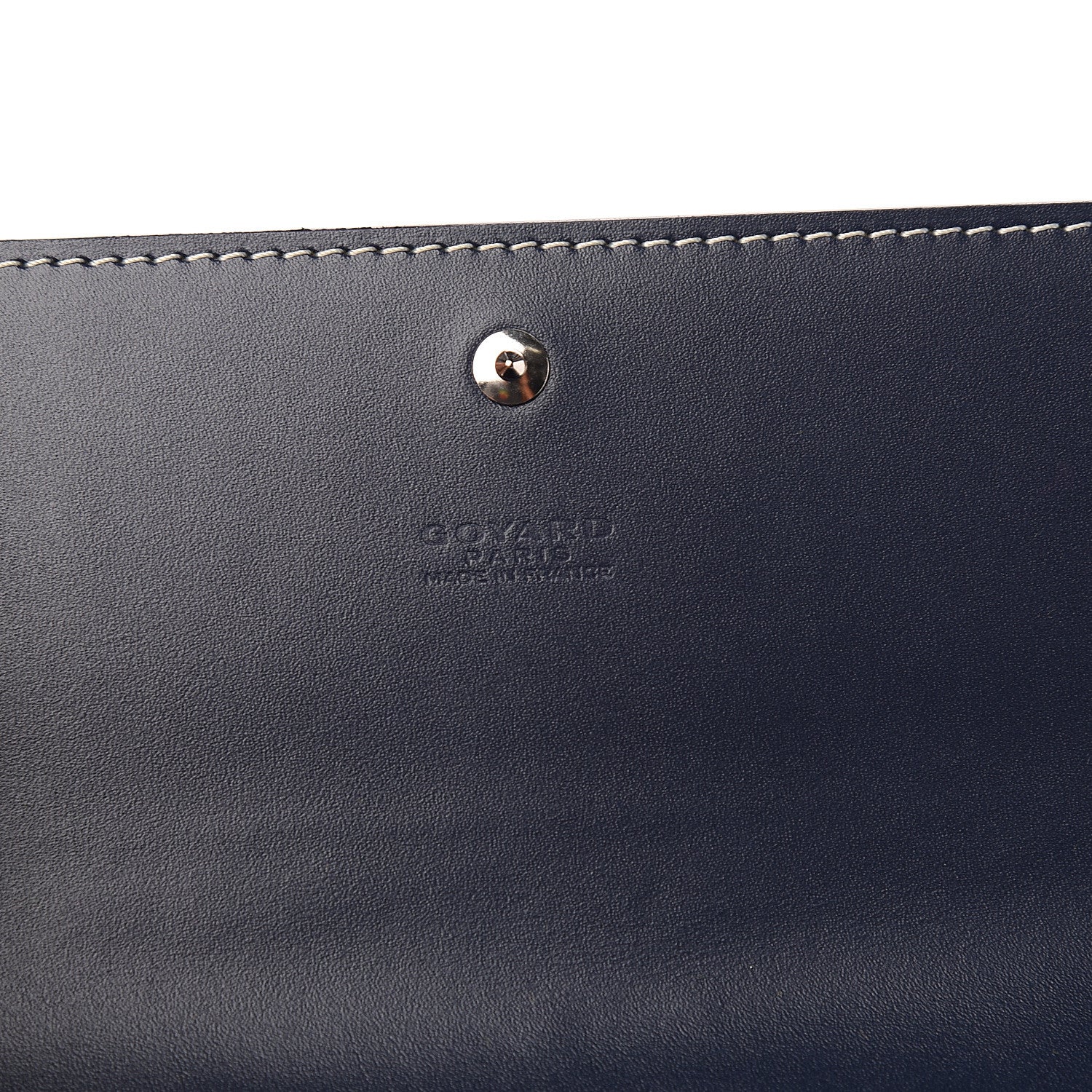 Goyard Goyardine Varenne Long Wallet Navy 4 of 5