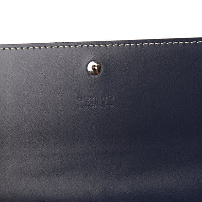 Goyard Goyardine Varenne Long Wallet Navy 4 of 5