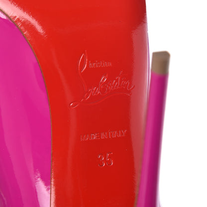Christian Louboutin Patent So Kate 120 Pumps 35 Rose Indien 6 of 8