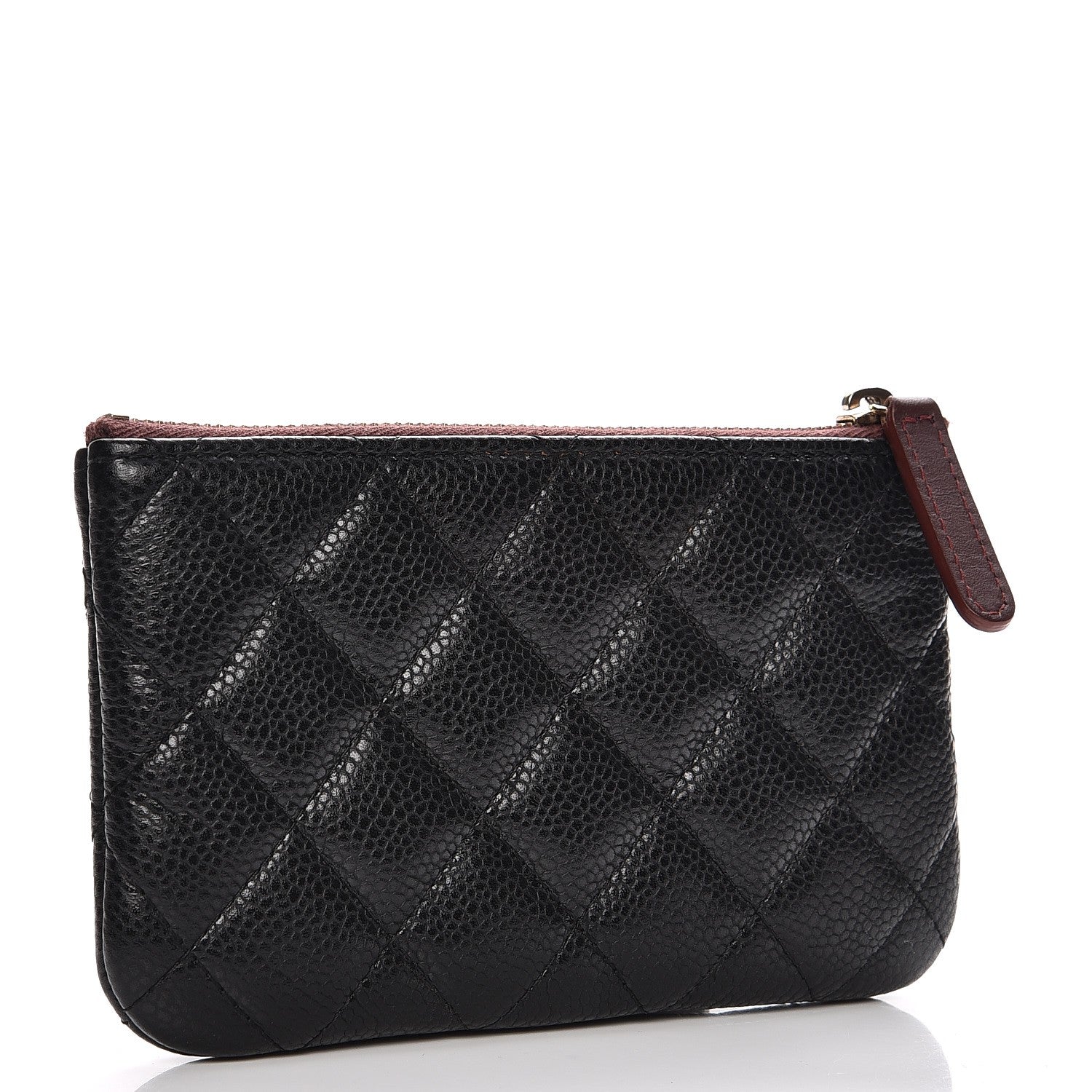 Chanel Caviar Quilted Small Cosmetic Case Black 3 of 7