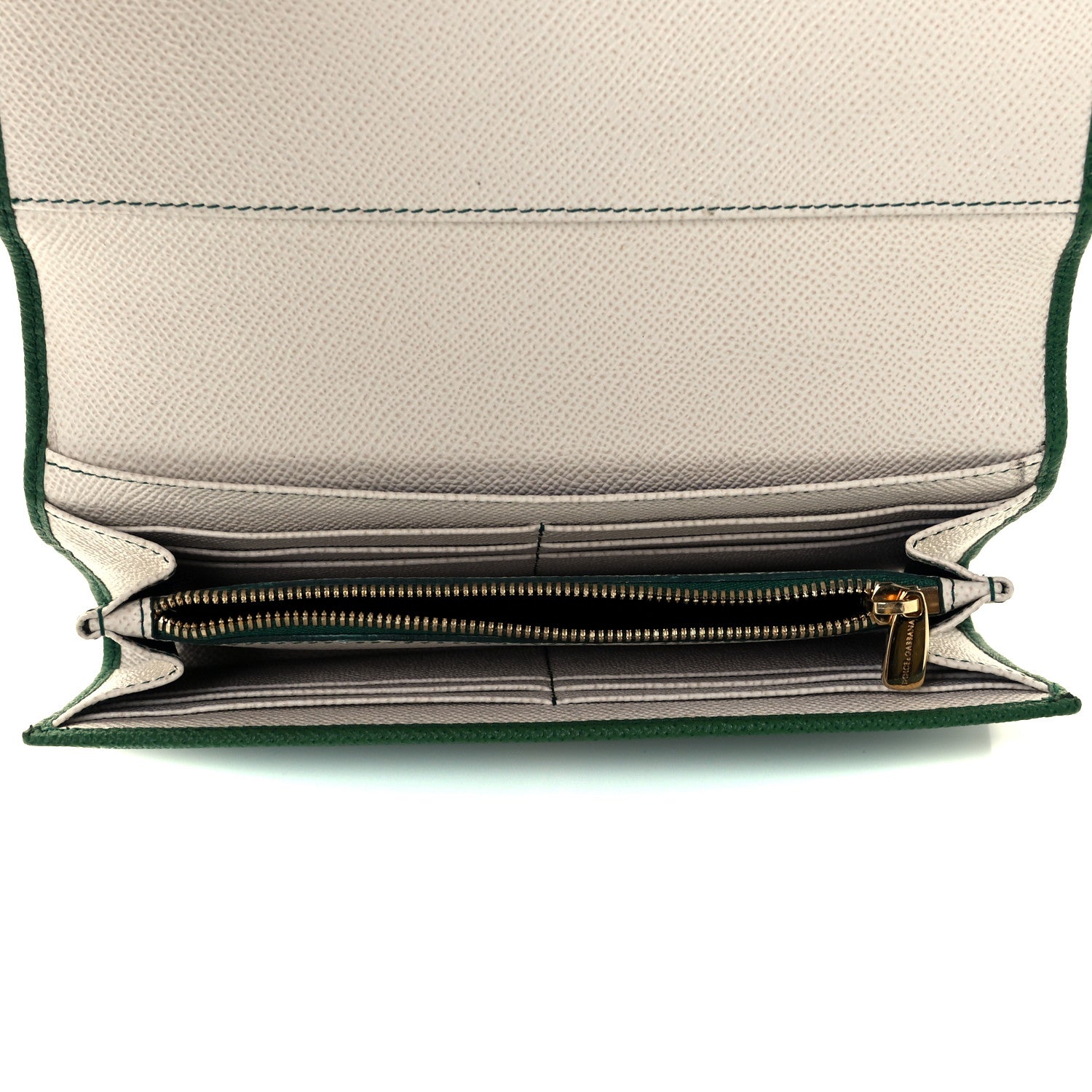 Dolce & Gabbana Dauphine Wallet On Chain Green 5 of 10