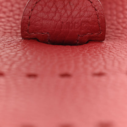 Hermes Taurillon Clemence Evelyne III PM Rouge Casaque 6 of 10