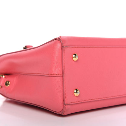 MCM Saffiano Nuovo Tote Pink 6 of 13