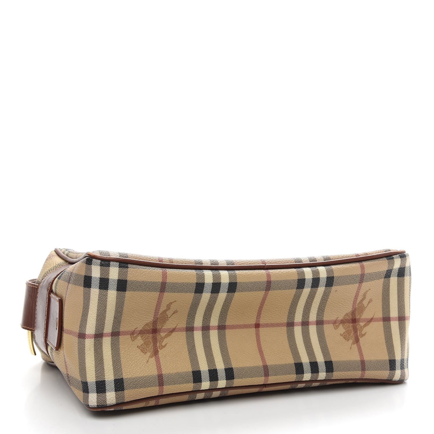 Burberry Haymarket Check Crossbody Bag Brown 4 of 10