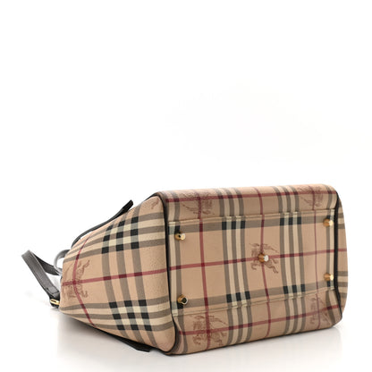 Burberry Haymarket Check Small Canterbury Tote Brown 5 of 17