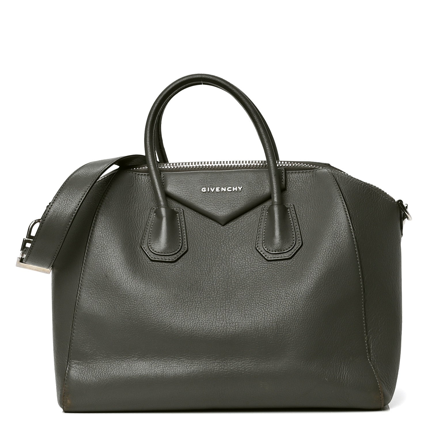 Givenchy Sugar Goatskin Medium Antigona Khaki 1 of 7