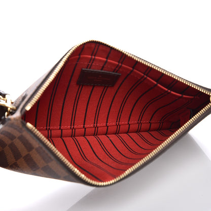 Louis Vuitton Damier Ebene Neverfull MM GM Pochette 5 of 8