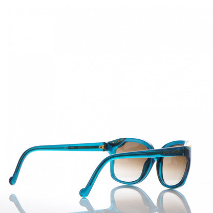 Louis Vuitton Ivy Cat Sunglasses Z0727W Petrole Blue 4 of 8